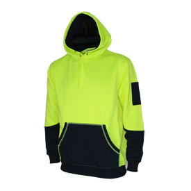 Hivis 2 tone super fleecy hoodie